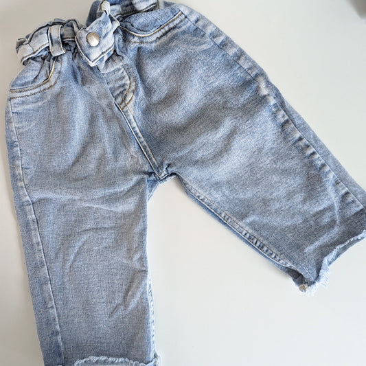 Paperbag Waist Jeans • 12-18 months