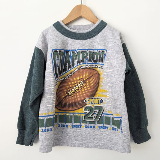 Vintage Football Sweatshirt • 4/5T